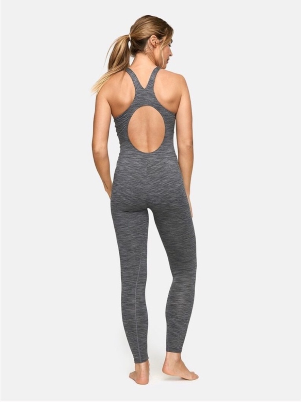 Outdoor Voices Freeform Unitard in Charcoal